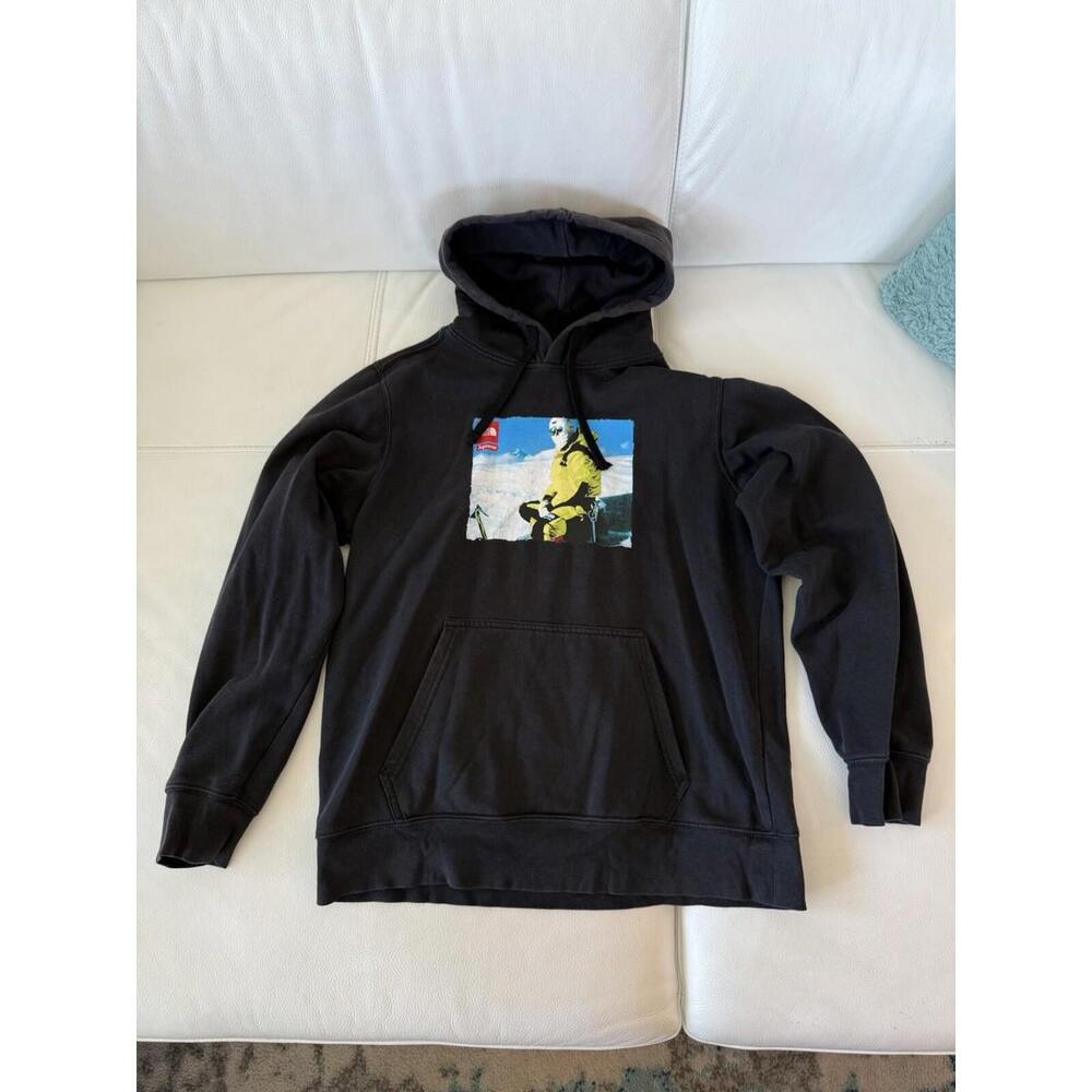 The North Face Supreme Expedition Hoodie Mens Size M Black